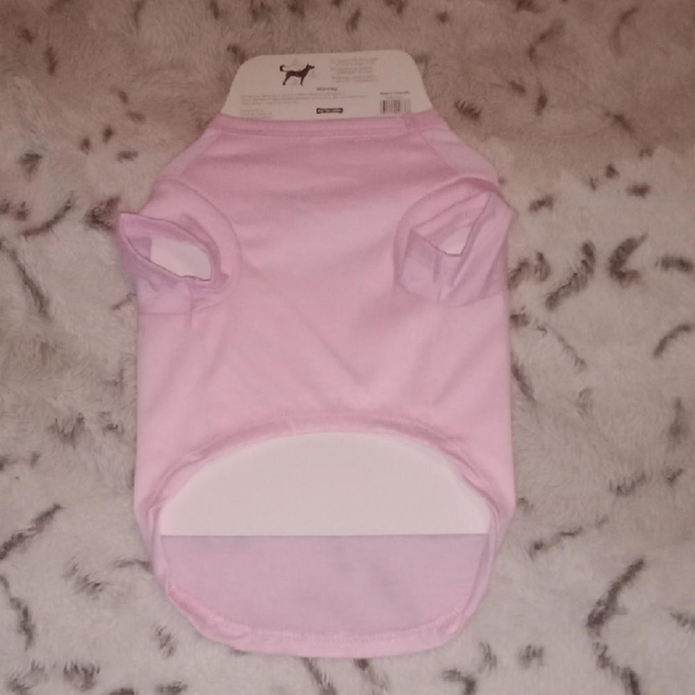 Pink 'Born to Sparkle' Dog Shirt Size Small - Picture 4 of 5